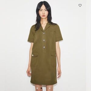 EUC TORY BURCH POPLIN CAMP DRESS. Szie 6.